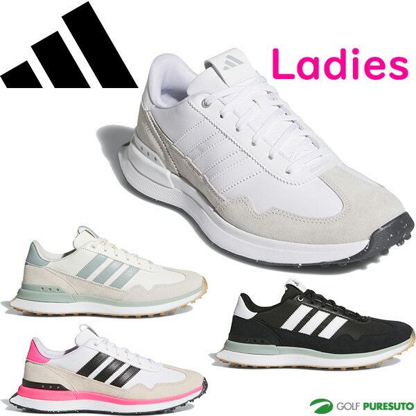 【Women's】Adidas Golf S2G 26 Textile Spikeless Golf Shoes OPJ95 JQ3562/JQ3563/HP7092/JR1883 (Lace-up type, Spring/Summer 2026 model, 2E width, Women's)