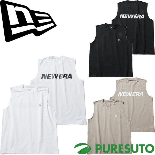 Rakuten - ニューエラ ノースリーブ タンクトップ ユーティリティー スリーブレス テックTシャツ Wordmark Logo ユニセックス 14774239／14774240／14774241 NEW ERA NEWERA メンズ レディース タウン カジュアル スポーツ トレーニング アウトドア 海 プール 吸汗速乾 紫外線カット