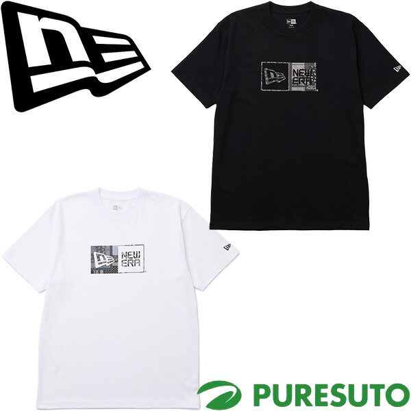 Rakuten - 【スーパーSALE！店内全品P5倍以上！4日 20：00〜5日 23：59まで】 ニューエラ 半袖 コットン Tシャツ Oriental Paisley ティーシャツ ボックスロゴ ユニセックス 14856700／14856701 NEW ERA NEWERA メンズ レディース トップス カジュアル スポーツ タウンユース