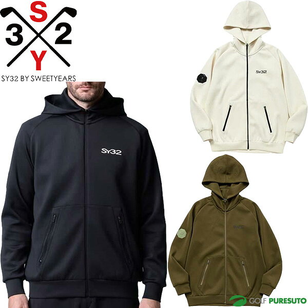 SY32 by SWEET YEARS 長袖 フルジップ ジャケット メンズ SYG-26B1-04 ゴルフウェ...
