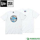 【P3倍★最大2000円OFFクーポン】ニューエラ ドラゴンボール バイザーステッカー 半袖 コットンTシャツ ホワイト メンズ 12110835