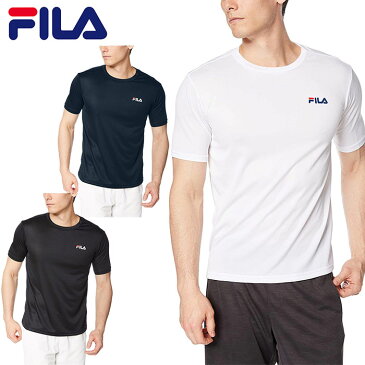 【★最大2000円OFFクーポン★】フィラ FILA PEメッシュベーシックTシャツ 438-270 半袖 メンズ 吸水速乾 UVカット 水陸両用 海 プール レジャー