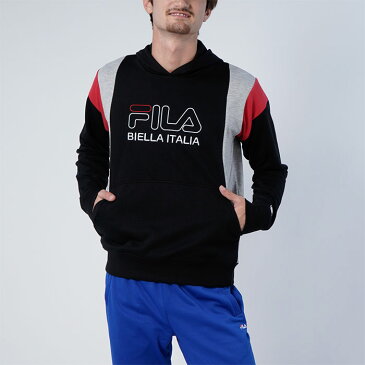 ＼P10倍★クーポン配布中／フィラ FILA ロゴ入りフード付きトレーナー 449-303 メンズ 長袖 スウェット パーカー