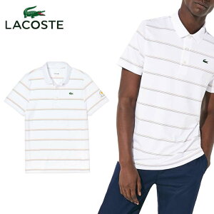 \★先着クーポン配布中★/ラコステ LACOSTE PRESIDENTS CUP トリプルカラーピンボーダーポロ DH0436L 半袖 ポロシャツ メンズ