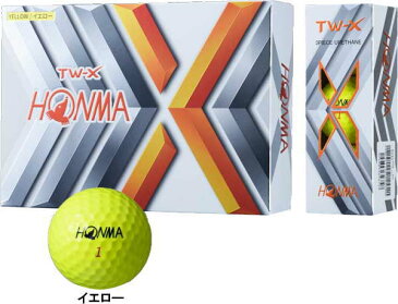 本間ゴルフ ゴルフボール ツアーワールド TW-X／TW-Sボール 1ダース 2020年モデル