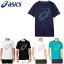 【15・16日はエントリーでP5倍】アシックス asics ビッグロゴショートスリーブトップ メンズ 半袖 2031A669 吸汗速乾 トレーニング フィットネス