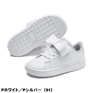 【ガールズ】プーマ PUMA ビッキー V2 リボン SL AC スニーカー 370519 ジュニア ベビー