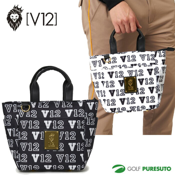 ヴィトゥエルブ トートバッグ ユニセックス おしゃれ【最大6%OFFクーポン有】V12 カートバッグ S/M LIVERY CART BAG V122120-BG01 メンズ レディース ミニトートバック