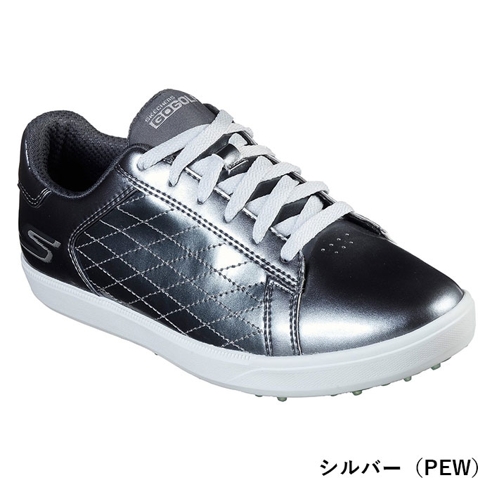 【レディース】スケッチャーズ SKECHERS ドライブシャイン 14881 ゴルフシューズ スパイクレス 2E相当 軽量 防水