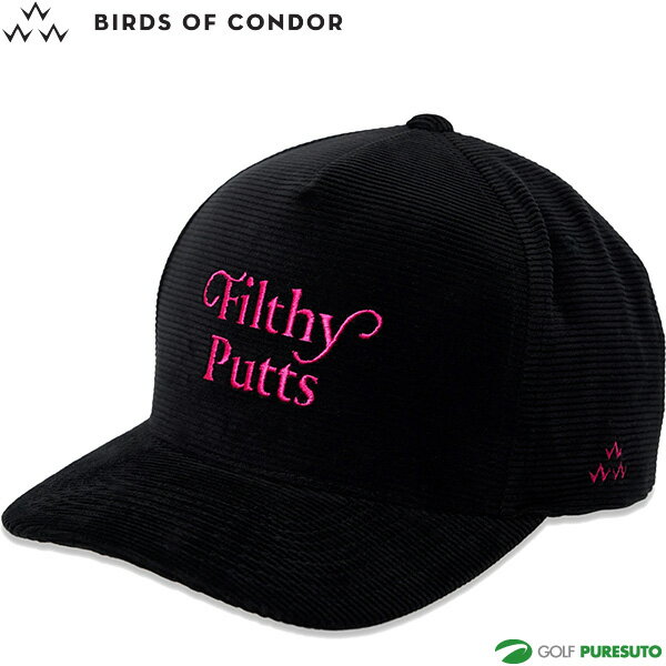 【18日から20日までP5倍】【在庫処分】バーズオブコンドル ゴルフキャップ SNAPBACK FILTHY PUTTS TEMC2S09 スナップバック フィルシー ユニセックス