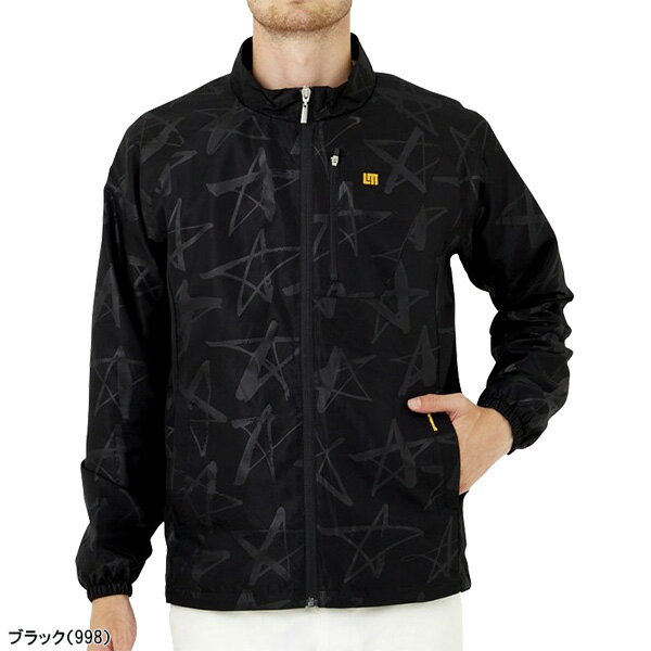 ラウドマウス 長袖 フルジップ ウインドブルゾン 771-200 星柄 ゴルフウェア アウター