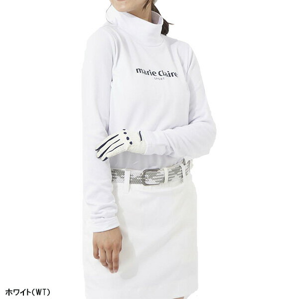 【レディース】マリ・クレール 長袖 ハイネック インナーシャツ クレイジーホット 732-900 アンダーウェア ゴルフウェア