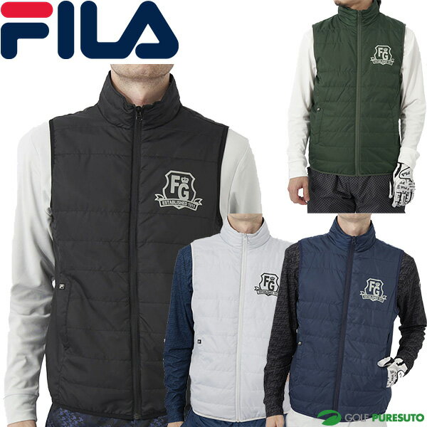【在庫処分】フィラ ゴルフ フルジップ 中綿ベスト メンズ 781-234Y アウター ゴルフウェア