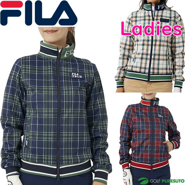 【在庫処分】【レディース】フィラ ゴルフ 長袖 フルジップ ボンディングジャケット 792-208 アウター ゴルフウェア アウトレット セール
