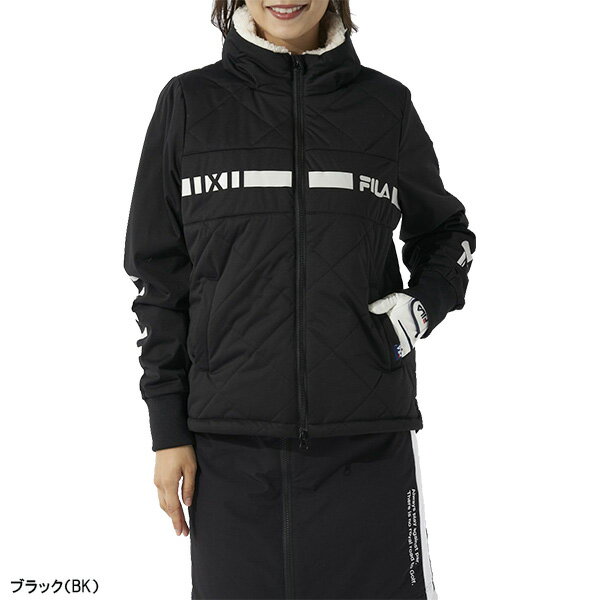 【最大3,000円OFFクーポン配布！20日20：00〜27日 01：59限定！】【レディース】フィラ ゴルフ 長袖 フルジップ ウインドバリア中綿ブルゾン 792-241 アウター ゴルフウェア