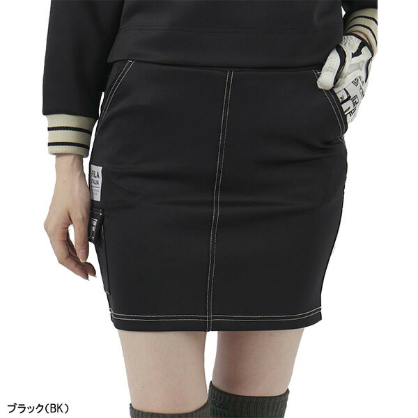 【最大3,000円OFFクーポン配布！20日20：00〜27日 01：59限定！】【在庫処分】【レディース】フィラ ゴルフ ダンボールニットスカート 792-362 ゴルフウェア