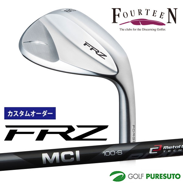 【ブラックフライデー!25日限定で店内全品P5倍】【カスタムオーダー】フォーティーン FRZ ウェッジ パールサテン仕上げ ウェッジ MCI BLACK(60/...