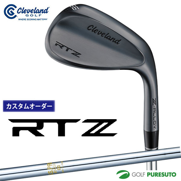 【ブラックフライデー!25日限定で店内全品P5倍】【カスタムオーダー】クリーブランド RTZ ブラックサテン ウェッジNS PRO 850GH スチールシャフト...