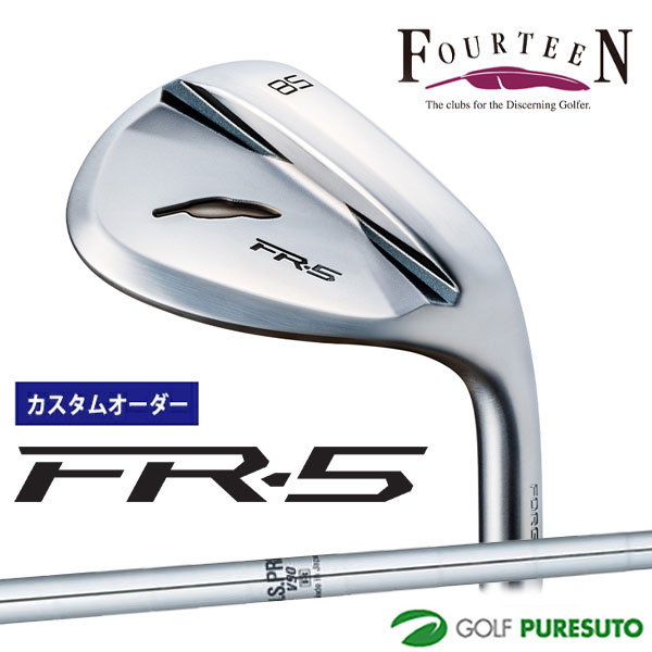 【ブラックフライデー!25日限定で店内全品P5倍】【カスタムオーダー】フォーティーン FR-5 ウェッジ パールサテン仕上げ ウェッジ NS PRO V90 ス...