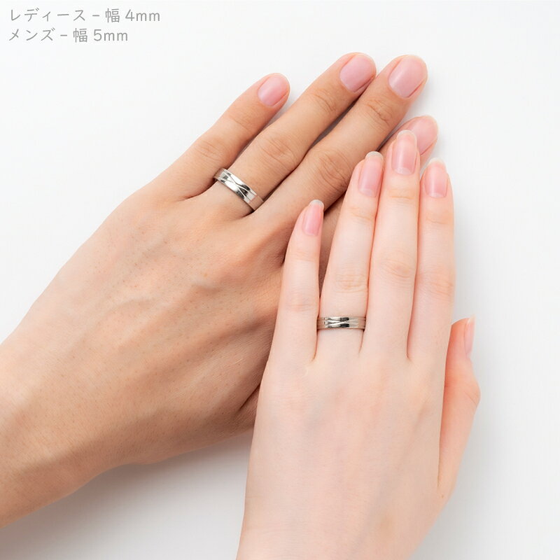 結婚指輪 純チタン 金属アレルギー対応 マリッジリング セミオーダー チタンリング...
