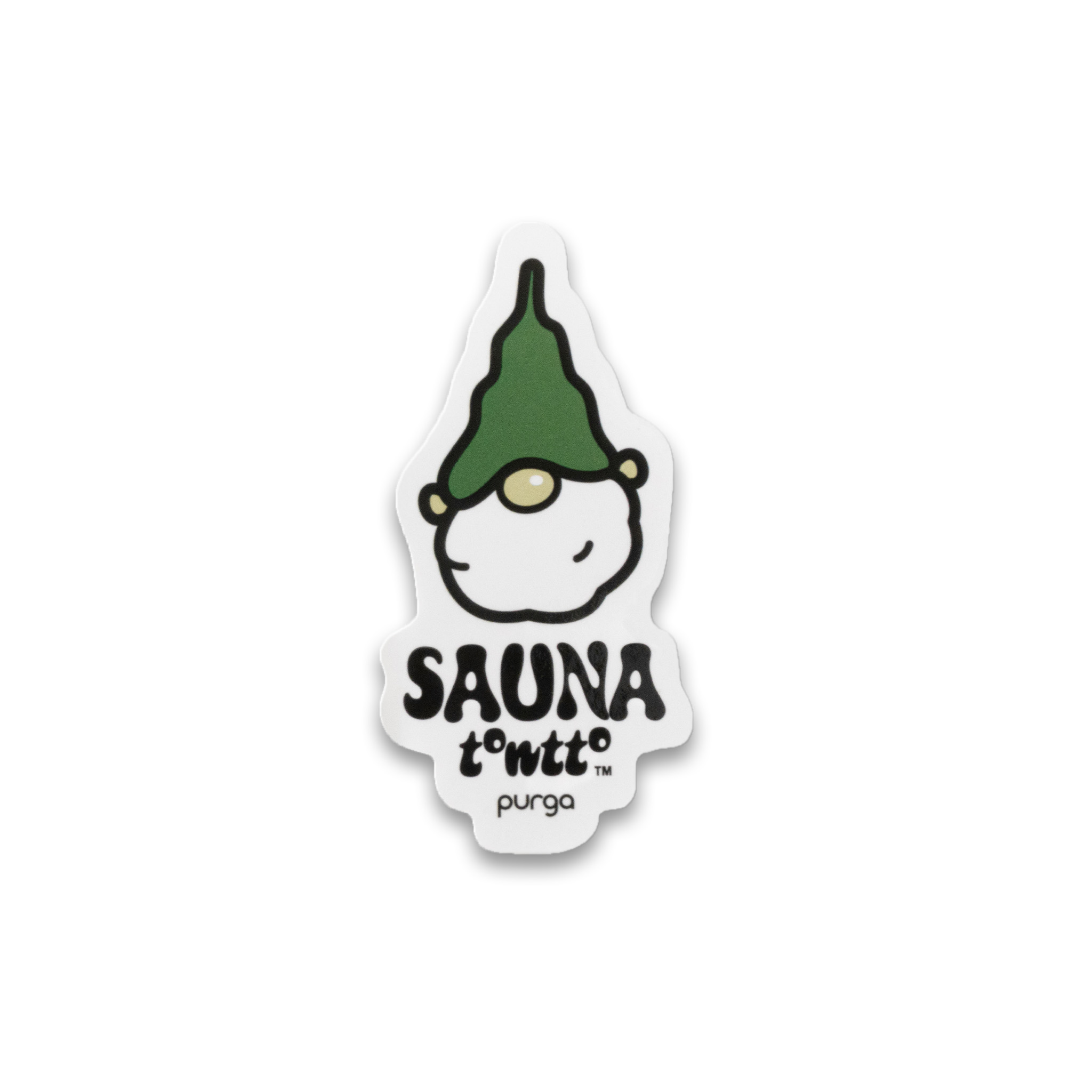 【purga】 Sauna Tontto sticker サウナトントゥ ステッカー 防水ステッカー サウナ サウナー 風呂 銭湯 サウナグッズ 専門店 プルガ