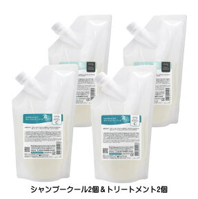 クオレ ミチテ　AXIサマーシャンプークール 500ml×2個 ＋ サマートリートメント500g×2個