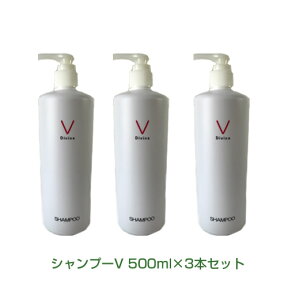 ディバイン・ナノ シャンプーV　500ml×3本セットl抜け毛が減ります！【ヘアケア ノンシリコンシャンプー オーガニック 抜け毛 育毛】