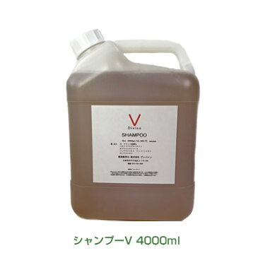 ディバイン・シャンプーV　4000ml　詰替え用【プレゼント付：ディバインミニサイズ】 抜け毛が減ります！【ヘアケア ノンシリコンシャンプー オーガニック 抜け毛 育毛】