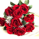 【プリザーブドフラワー】枯れない 手入れ簡単 赤バラの花束 12本 Be mine.