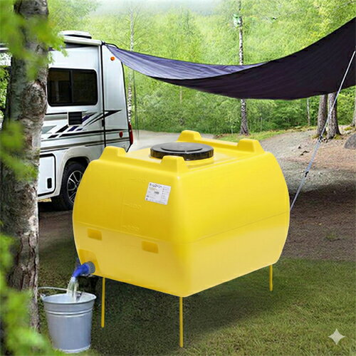 貯水タンク ホームローリー 500L 黄色 （雨水タンク） 【送料無料】【貯水槽・貯水...