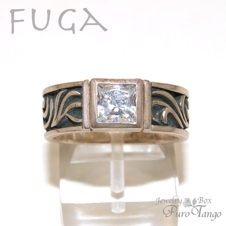 樂天商城 - リング 指輪 メンズリング ユニセックス シルバー ジルコニア 燻し仕上げ パワーストーン