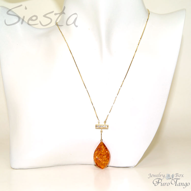 ネックレス 40代 50代 琥珀 アンバー パワーストーン ペンダント プレゼント ギフト 天然石 アクセサリー ジュエリー 送料無料