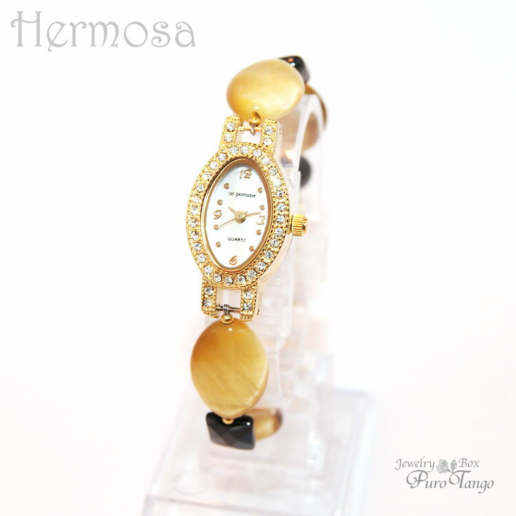 樂天商城 - 腕時計 レディース 時計 天然石 ブレスレット おしゃれ 日本製クォーツ プレゼント パワーストーン 金属アレルギー