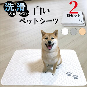 【全品P2倍!】ペットシーツ 洗える 2枚セット ペットマット おしっこマット 猫 犬 おしっこパッド トイレシート 防水 滑り止め 漏れ防止 速乾 超吸収 下敷き ペット用 介護用 多頭飼い