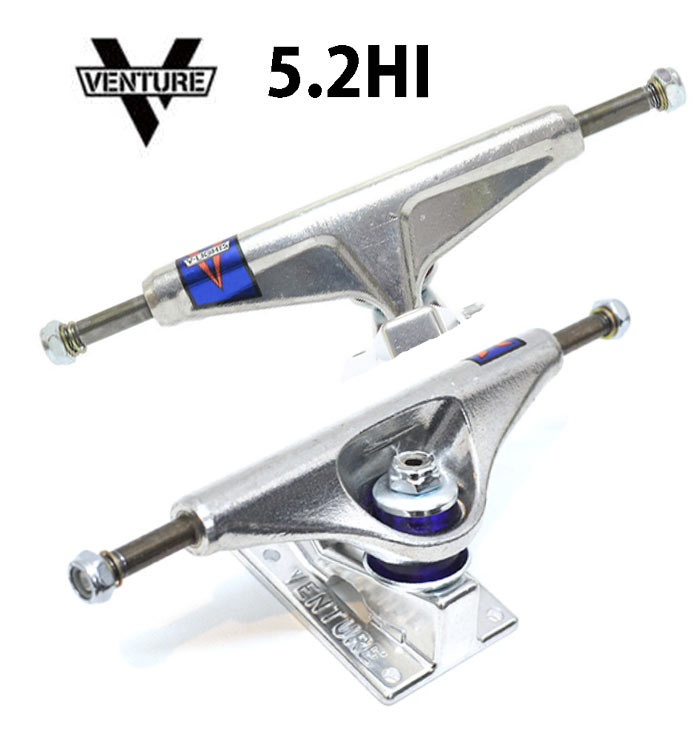 VENTURE x`[ gbN V-LIGHT POLISHED (2Zbg)(TCYF5.2HI) [i Ki SKATEBOARD XP[g{[h SK8 TRUCK gbN