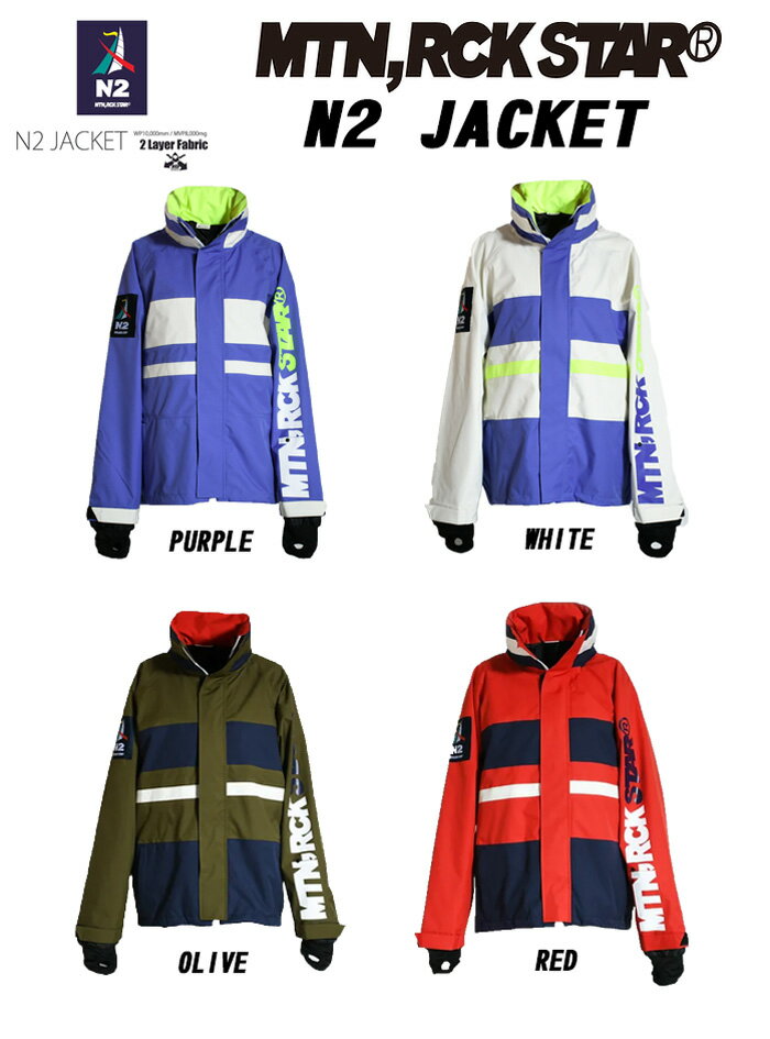 MTN ROCKSTAR マウンテンロックスター 23-24 (N2 JACKET) SNOWBOARD WEAR JACKET スノーボード スノボ ウェア ジャケット