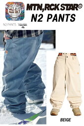 【最終売尽くし】MTN ROCKSTAR マウンテンロックスター 23-24 (N2 PANTS) SNOWBOARD WEAR PANTS スノーボード スノボ ウェア パンツ