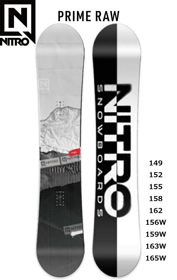 NITRO ナイトロ 23-24 (PRIME RAW) プライムロー SNOWBOARD スノーボード 板