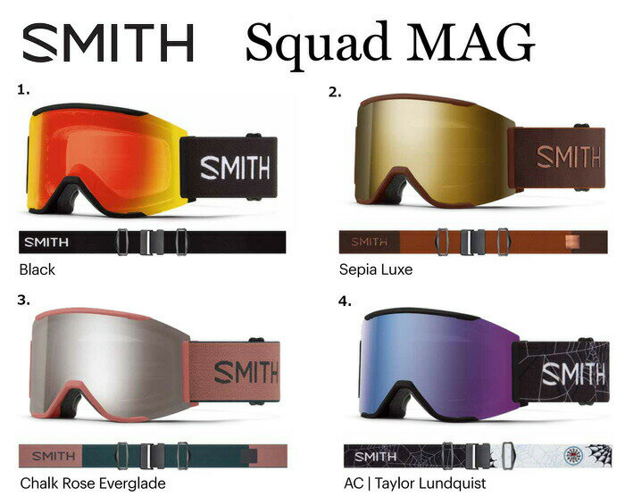23 SMITH スミス(SQUAD MAG スカッドマグ) 正規品 スノーボード SNOWBOARD ゴーグル GOGGLE