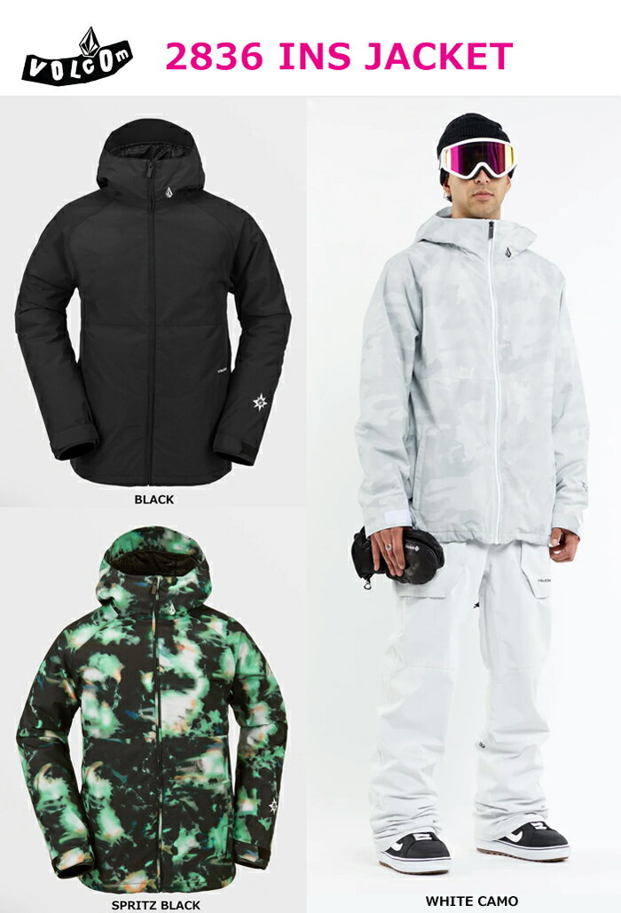 23-24 VOLCOM ボルコム (2836 INSULATED JACKET) SNOWBOARD スノーボード スノボ ウェア ジャケット