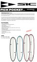 25 SIC エスアイシー (STAR LIGHT PICK POKET)(サイズ:7.0 7.4 7.10) 2025 正規品 SURFBOARD SUP サ...
