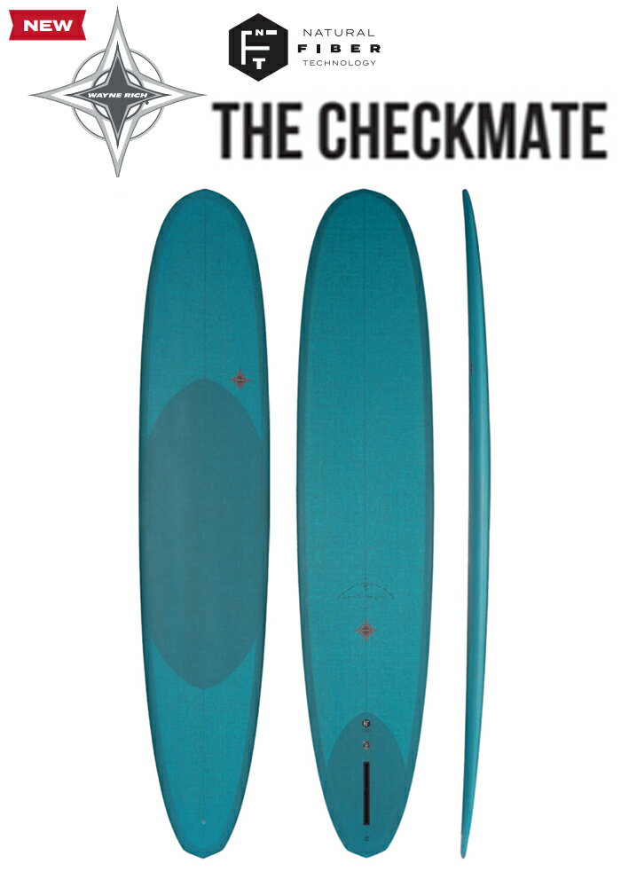 24 SURFTECH サーフテック WAYNE RICH(THE CHECKMATE - NFT - FLAX)(サイズ：9.2，9.6)2024 正規品 SURFBOARD サーフボード サーフィン ショートボード ファンボード