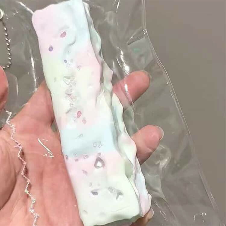 【25日23:59まで★100円OFFクーポン】 スクイーズ メロジョイ アイスクリーム 水感スクイーズ 大福 ぷにぷに ふわふわ おもちゃ 肉球 低反発 感触 プッシュ キット ストレス解消 もちもち おしゃれ オシャレ こども 子供 purpleriver-10015254 パープルリバー サンプル画像3