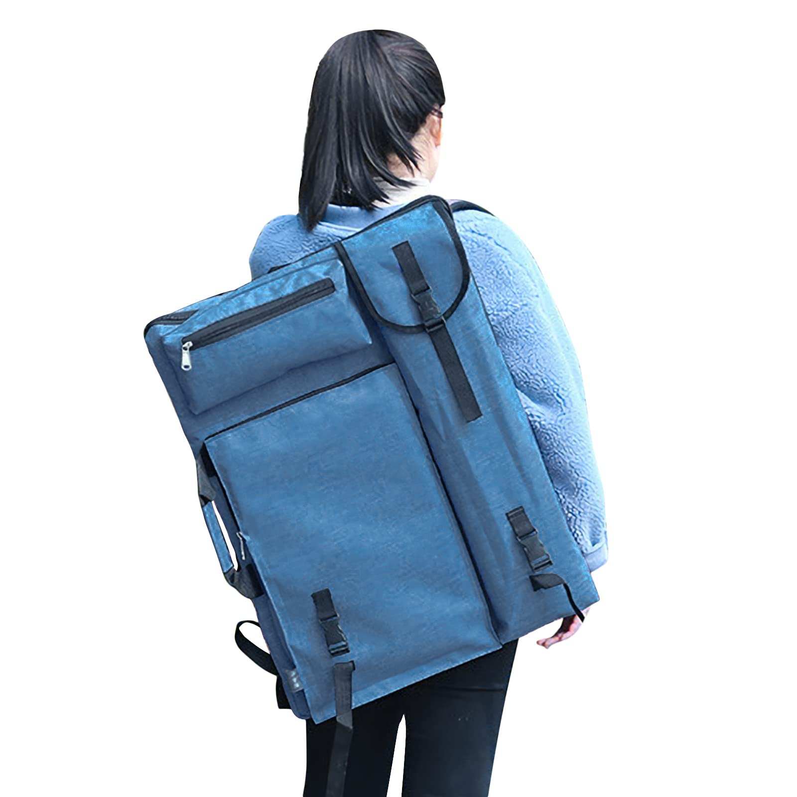 【仕様】サイズ:長さ約65cm、幅約47cm、マチ:5cm、材質:防水オックスフォード、留め具:メタルファスナー、重量:690g【収納力抜群】メインポケット(64x46cm)、外側トップポケット(13x26cm)、縦長ポケット(64x15cm)、大めポケット(45x28.5cm)小異なる多ポケットがありますので、品物を分けてきちんと整理できます。4k画板、画架、顔料、パレット、ペイントブラシ、スケッチ用鉛筆、画用紙などの美術用品をこれ一つだけでをまとめてきちんと収納できますよ。【丈夫な素材】高品質のオックスフォード素材とキャンバス生地で作られたので、丈夫で引裂き強度に優れ、バッグの裏地に撥水加工をしており、汚れにくくて、綺麗でしっかりした縫い方で長く繰り返す利用することはできます。【携帯に便利】リュック式、デイパックとしてはもちろん、取っ手もありますので、手提げ用にもOK、とても使いやすいキャリングバッグです。肩紐は人間工学に基づく設計られたS型でフィットしやすい、太めに加工されたので、クッション性があり、肩への負担を軽減します。【無地でおしゃれなデザイン】大人でも子供でも、男女や年齢に問わず幅広い方にご利用いただけます。絵画の授業を通う時、アウトドア写生、美術学生用バックパック、スケッチバッグなどとしてご利用いただけますスケッチバッグ 絵の具バッグ 4K画板 グレー ブラック ブルー