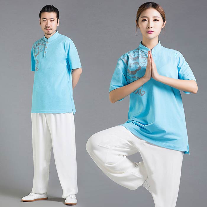 【15日23:59まで★200円OFFクーポン】 太極拳 半袖 tシャツ 武術Tシャツ 太極拳ウェ...