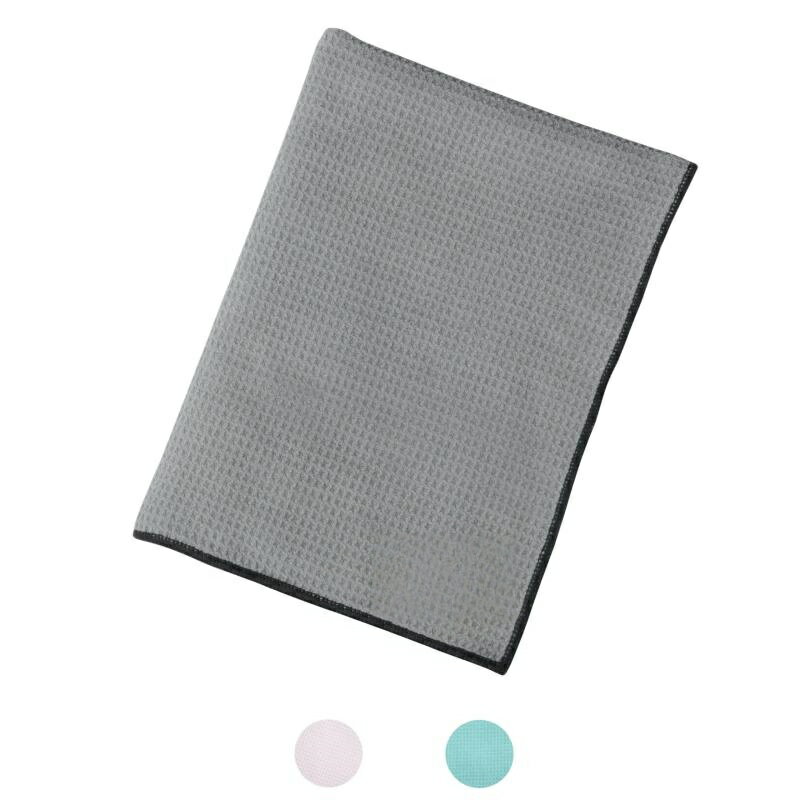 マイクロファイバー ワッフル ヨガタオル 145 ×63cm 183×63cm 2サイズ3カラー ずれにくい ヨガマットポ..