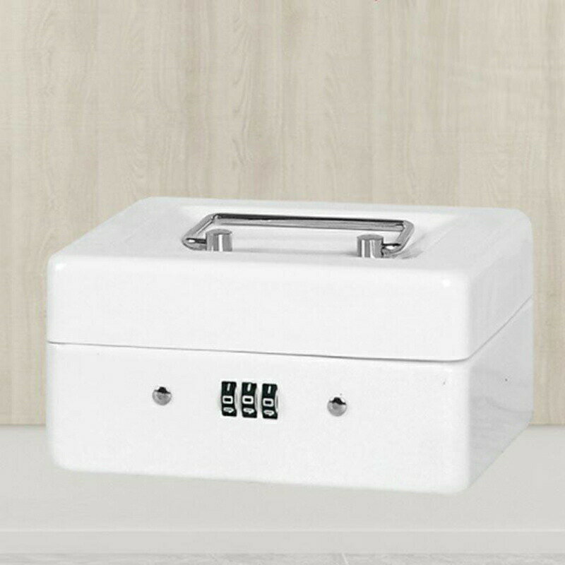 手提げ金庫 ダイヤル式ロック 4サイズ×4色 管理 収納ケース 小さい金庫 貴重品 小...