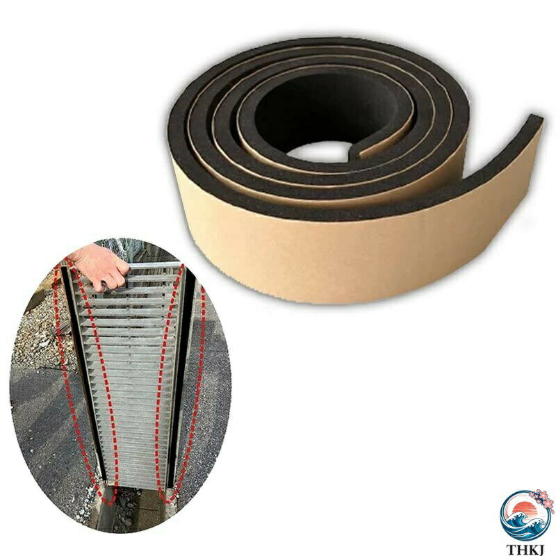 グレーチング ゴム 騒音防止 スポンジゴム 長さ5000mm 厚さ3mm 選べる幅20mm 30mm 40mm 50mm 粘着テープ付 防止 ガタツキ 騒音防止ゴム