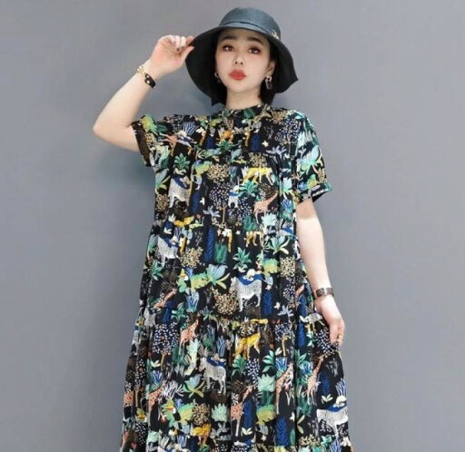 ワンピース シャツワンピース ティアードワンピース ロング丈 半袖 襟付き Aライン かわいい アジアン エスニック 個性的 アニマル柄 夏 秋 お出かけ ブラック ゆったり リゾート 休日 ワンピース シャツワンピース ティアードワンピース ロング丈 半袖 襟付き Aライン かわいい アジアン エスニック 個性的 アニマル柄 夏 秋 お出かけ ブラック ゆったり リゾート 休日