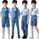 子供服 男の子用礼服 紳士服 合唱団体服 子ども スーツ サロペット キッズ司会者衣装 ピアノ演奏会服 発表会衣装 学園祭 入学式 卒業式 結婚式 普段着 90 長袖 半袖 子供演出服